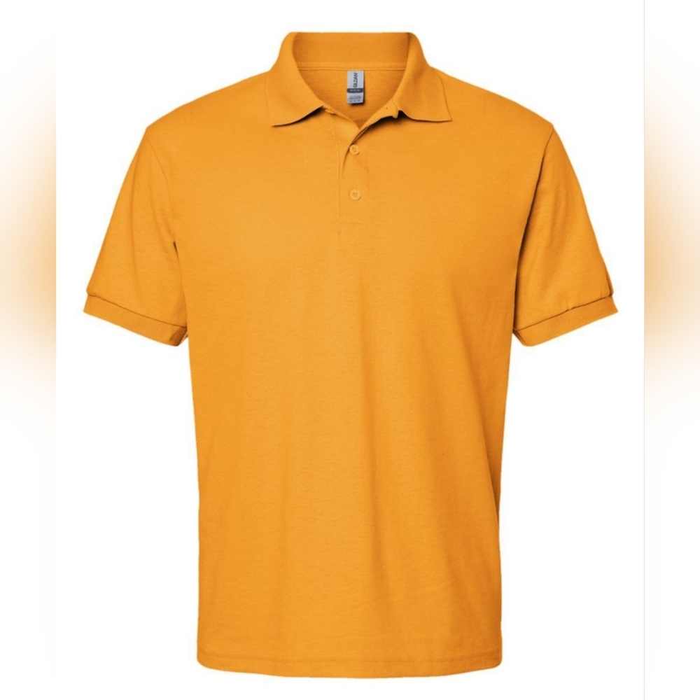 NWOT Classic Gold Gildan 8800 - Adult JERSEY POLO